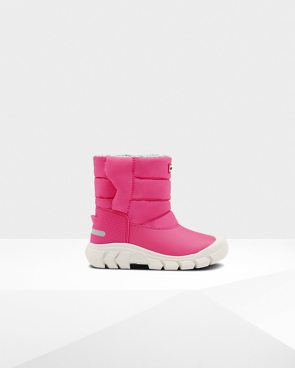 Kids Snow Boots - Hunter Original Big Insulated (90WNDYZJM) - Light Pink
